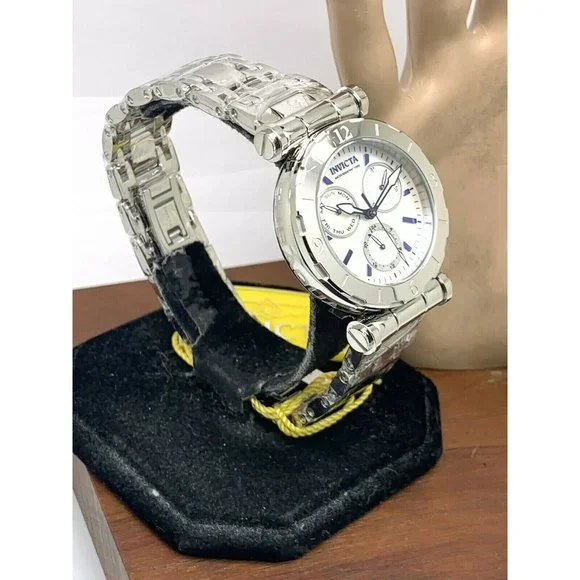 Invicta Women's Watch 24427 Subaqua Silver Tone Stainless Quartz MOP White Dial - Picture 12 of 12